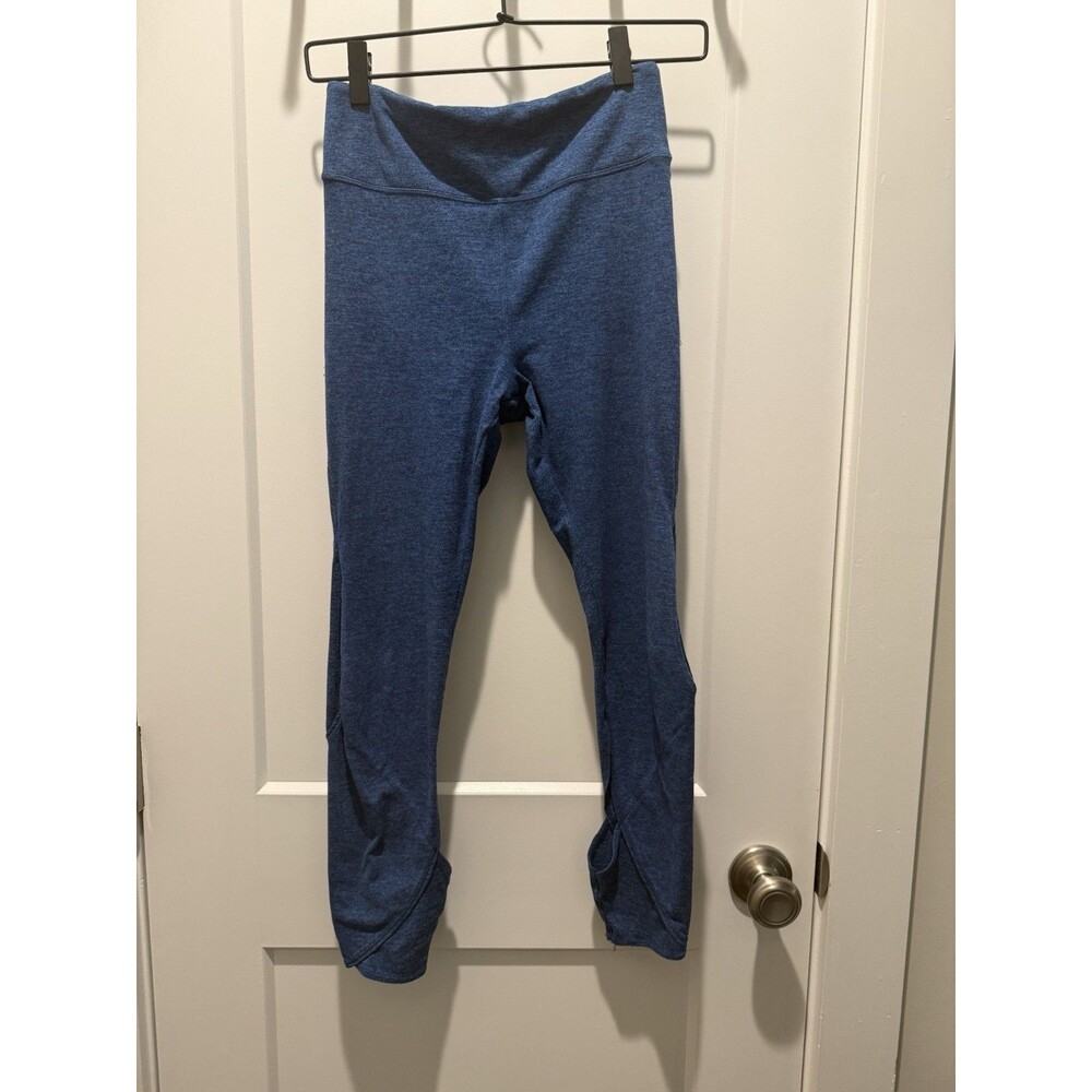 Free People Movement Halo Cutout Leggings Women's Medium Blue Yoga Activewear